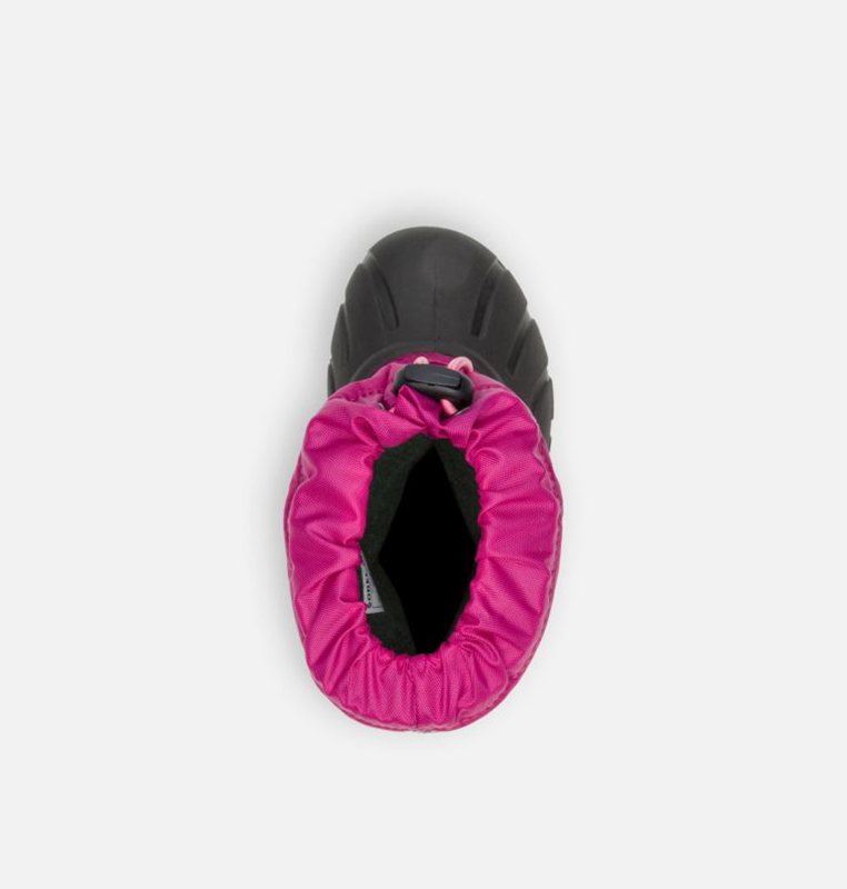 Kids Snow Boots Pink/Black - Sorel Childrens Flurry™ - 243561-BPE